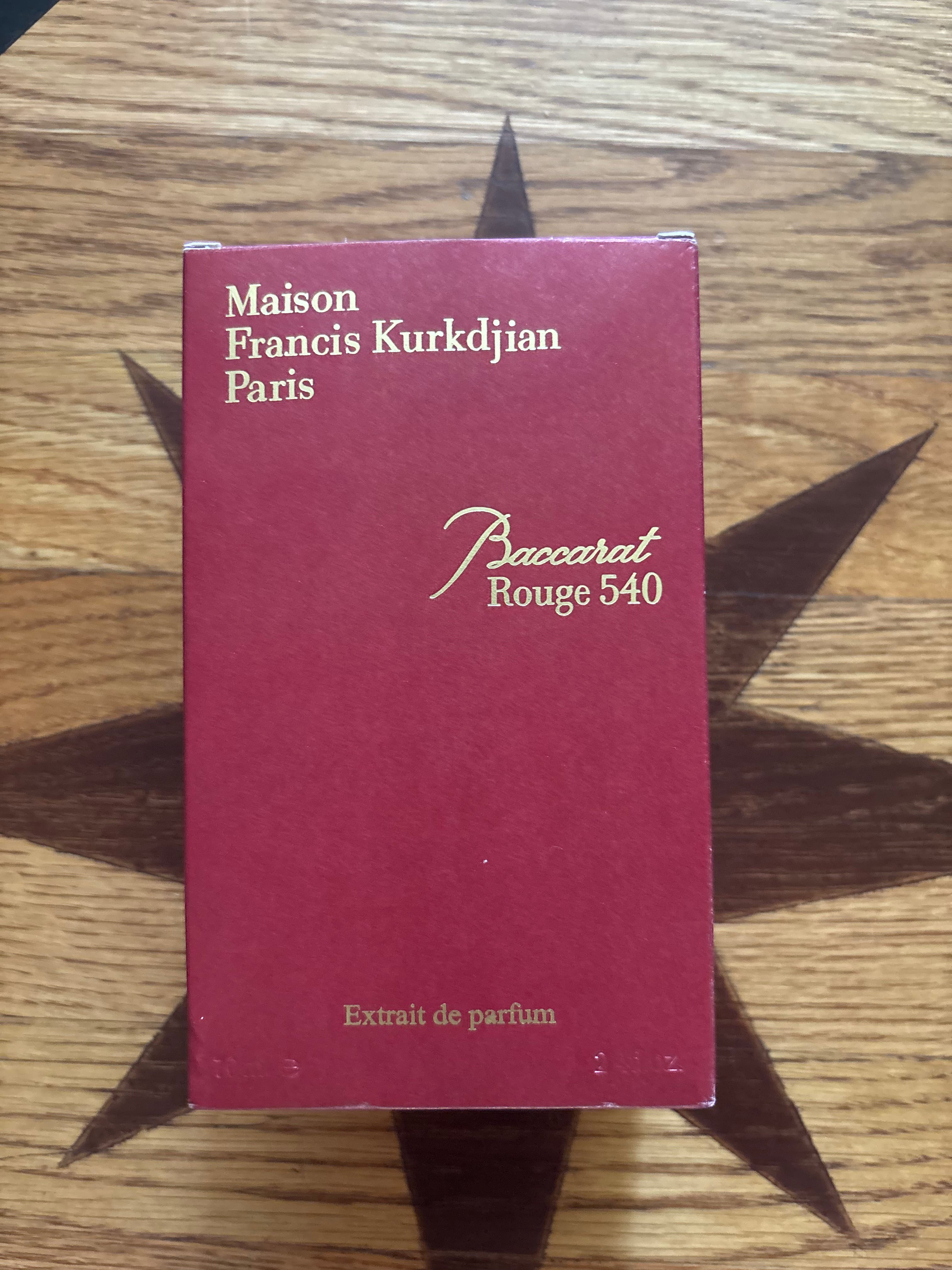 Baccarat Rouge 540 replica not authentic